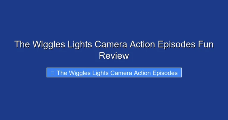 The Wiggles Lights Camera Action Episodes Fun Review