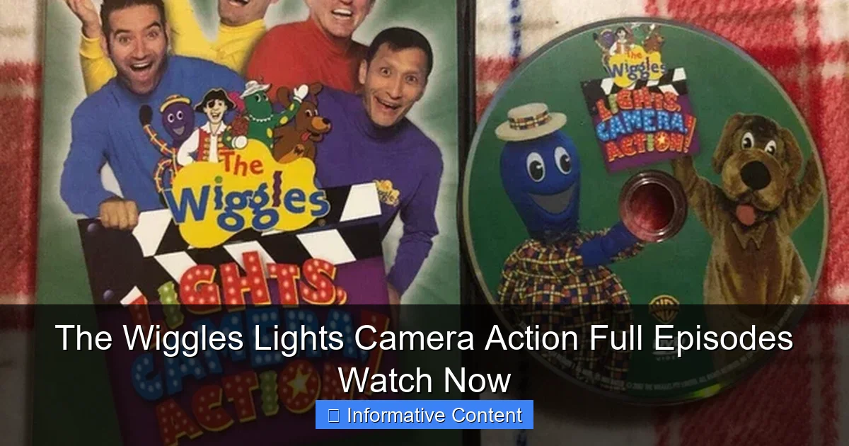 The Wiggles Lights Camera Action Full Episodes Watch Now