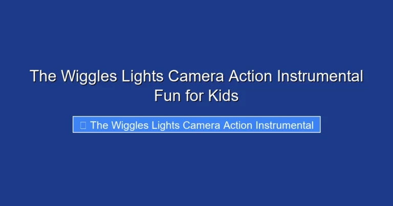 The Wiggles Lights Camera Action Instrumental Fun for Kids