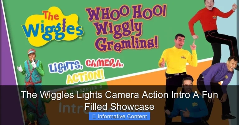 The Wiggles Lights Camera Action Intro A Fun Filled Showcase