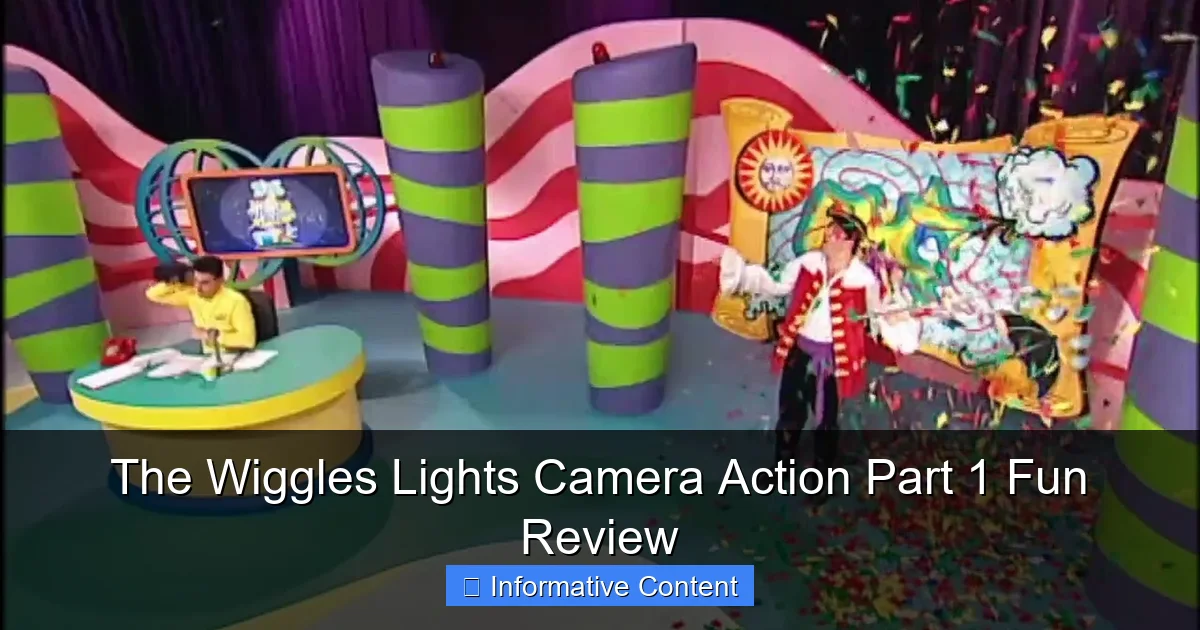 The Wiggles Lights Camera Action Part 1 Fun Review