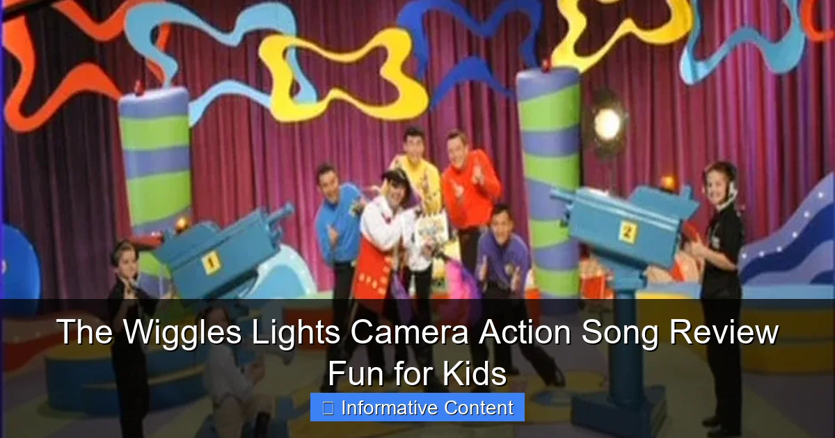 The Wiggles Lights Camera Action Song Review Fun for Kids