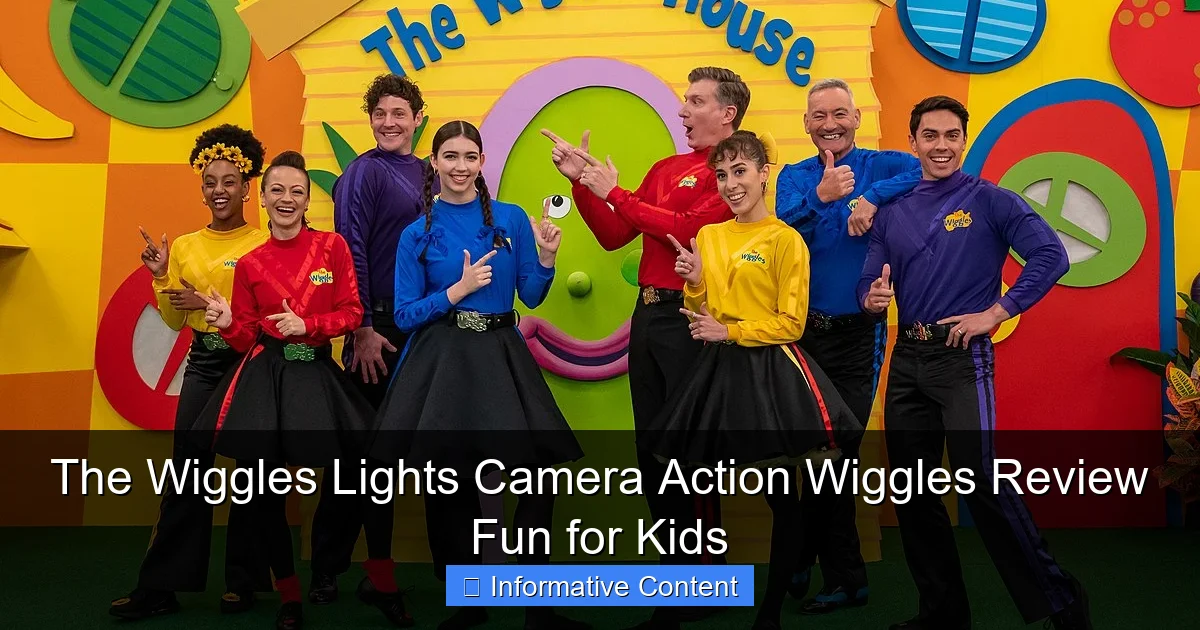 The Wiggles Lights Camera Action Wiggles Review Fun for Kids