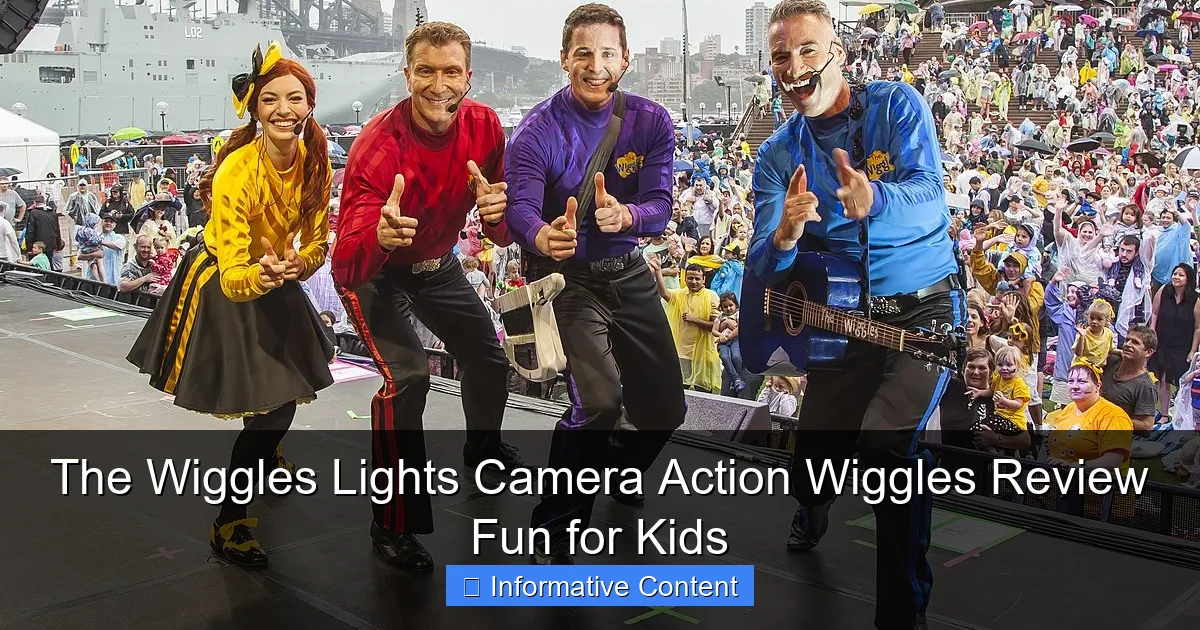The Wiggles Lights Camera Action Wiggles Review Fun for Kids
