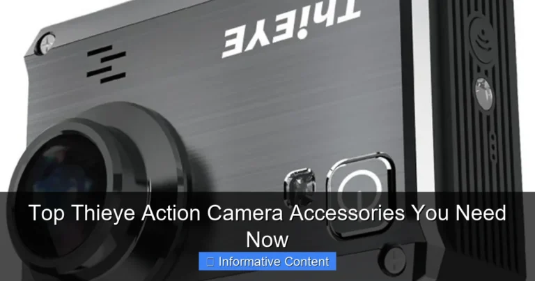 Top Thieye Action Camera Accessories You Need Now