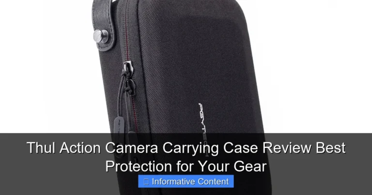 Thul Action Camera Carrying Case Review Best Protection for Your Gear