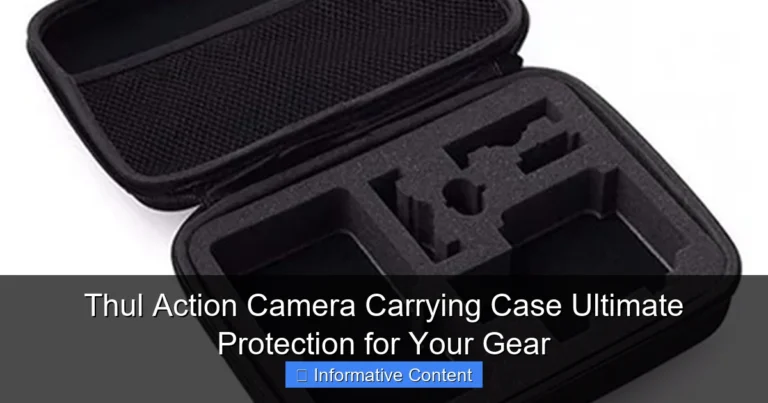 Thul Action Camera Carrying Case Ultimate Protection for Your Gear