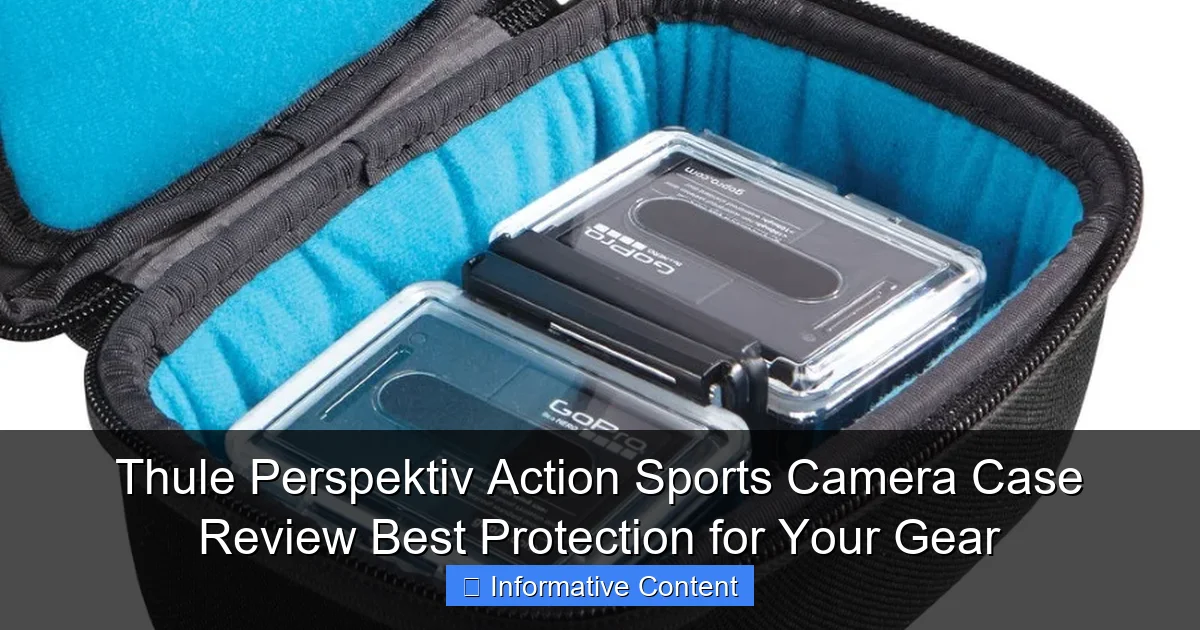 Thule Perspektiv Action Sports Camera Case Review Best Protection for Your Gear