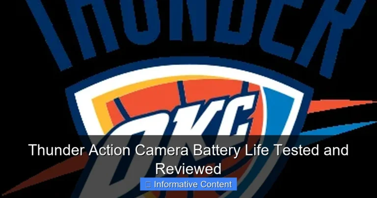 Thunder Action Camera Battery Life Tested and Reviewed