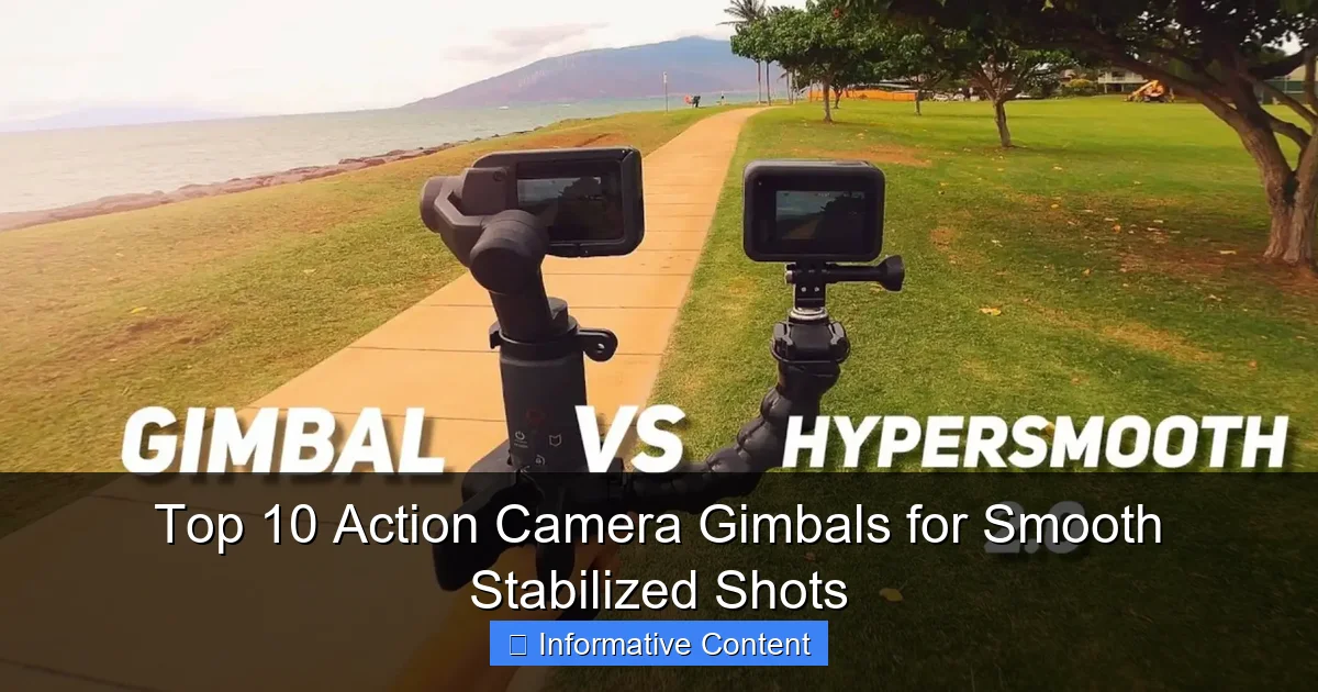 Top 10 Action Camera Gimbals for Smooth Stabilized Shots