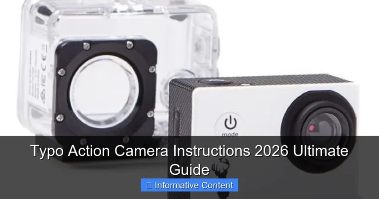 Typo Action Camera Instructions 2026 Ultimate Guide