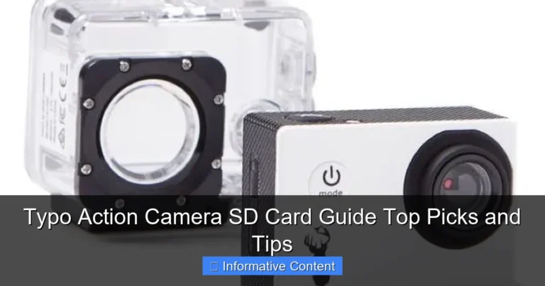 Typo Action Camera SD Card Guide Top Picks and Tips