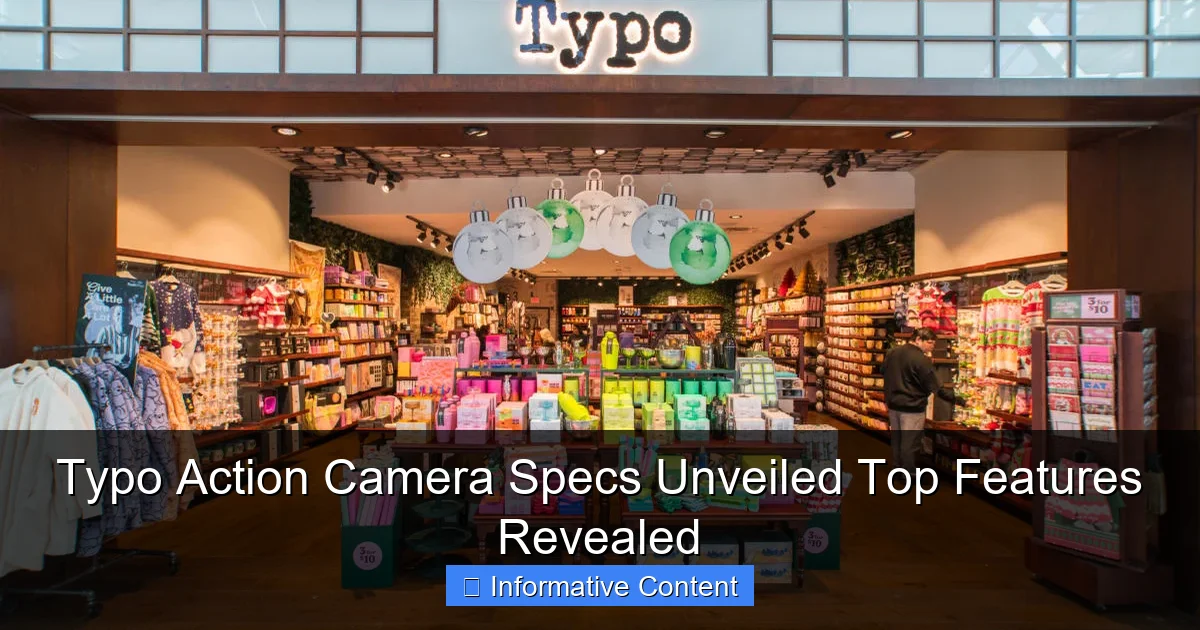 Typo Action Camera Specs Unveiled Top Features Revealed