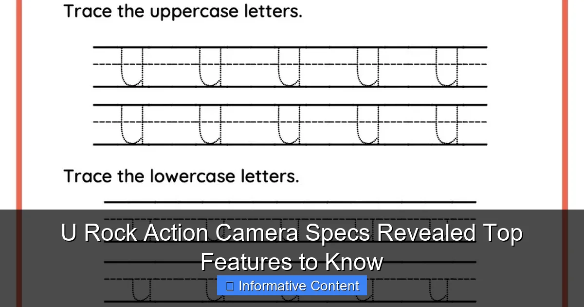 U Rock Action Camera Specs Revealed Top Features to Know