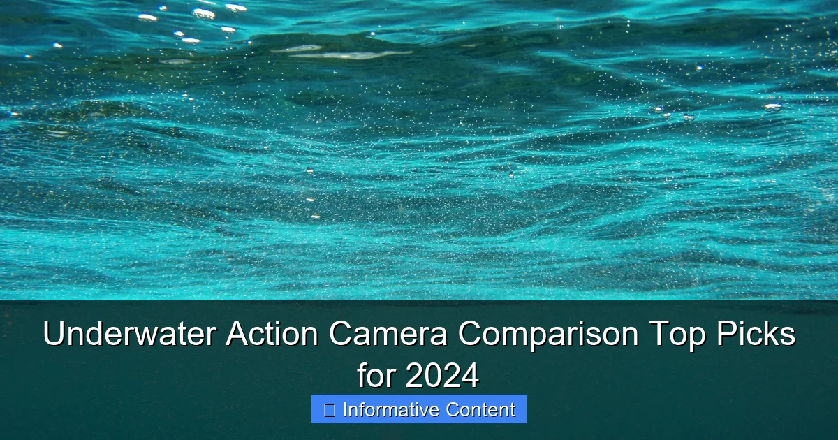 Underwater Action Camera Comparison Top Picks for 2024
