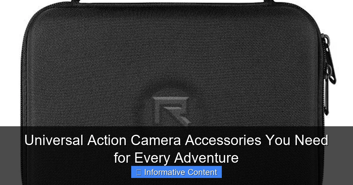Universal Action Camera Accessories You Need for Every Adventure