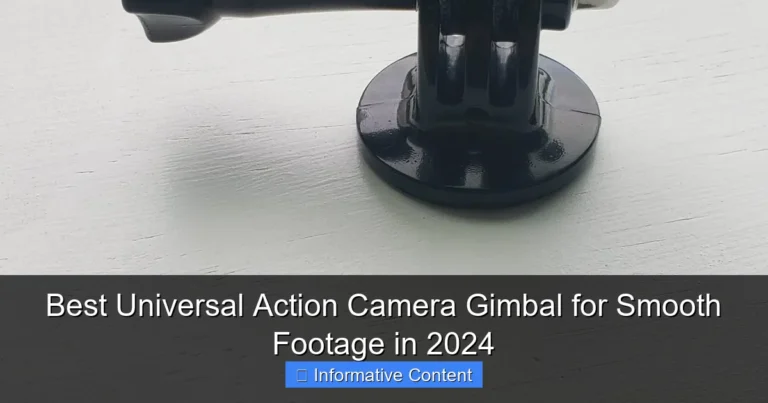 Best Universal Action Camera Gimbal for Smooth Footage in 2024