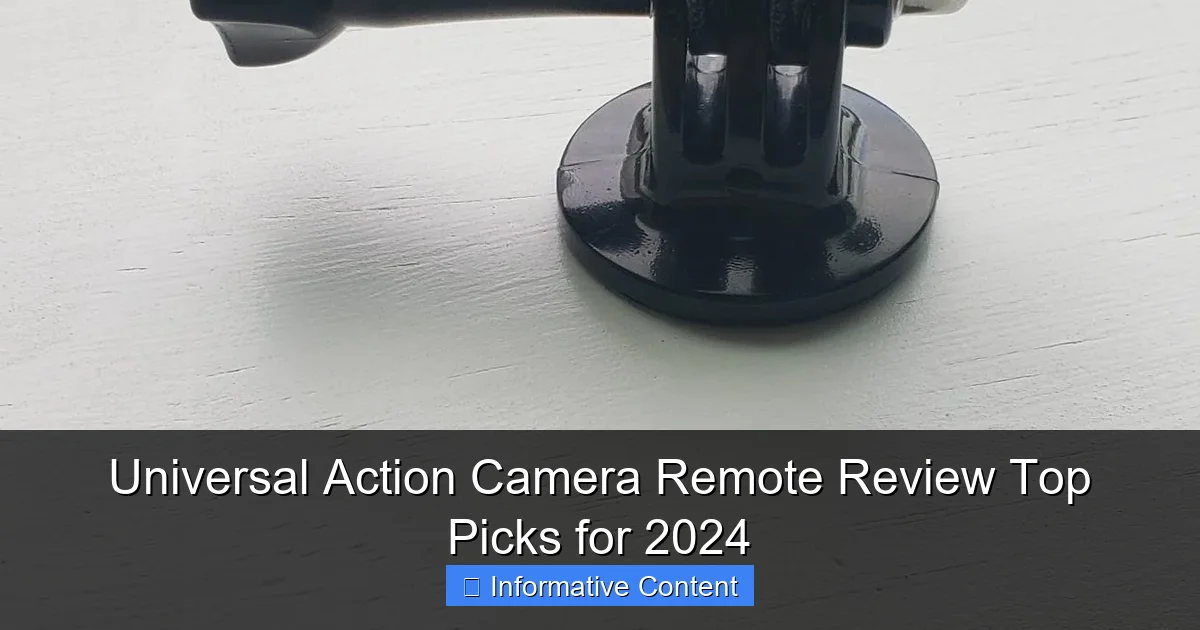 Universal Action Camera Remote Review Top Picks for 2024