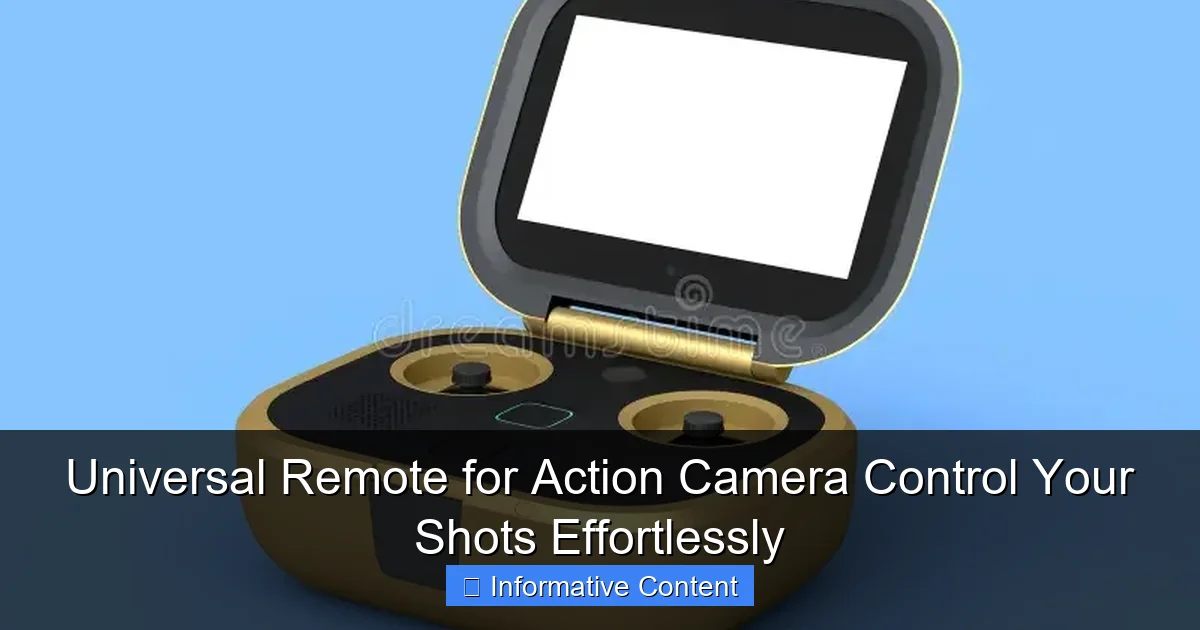 Universal Remote for Action Camera Control Your Shots Effortlessly