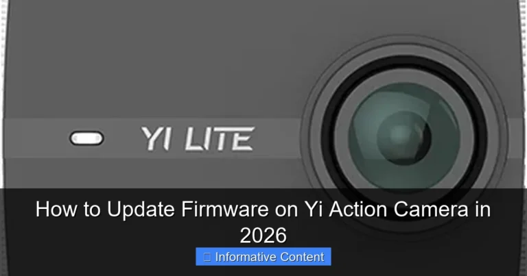 How to Update Firmware on Yi Action Camera in 2026