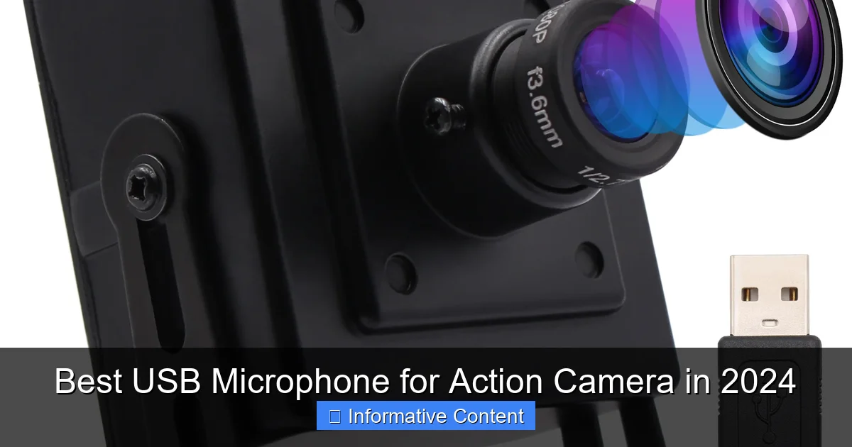 Best USB Microphone for Action Camera in 2024