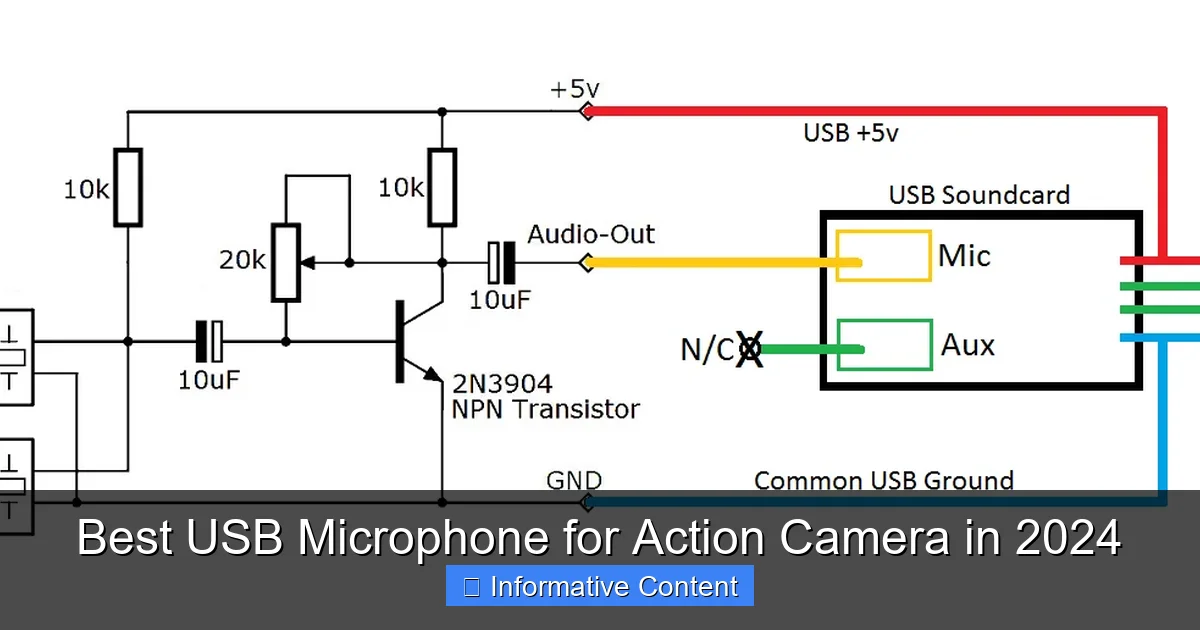 Best USB Microphone for Action Camera in 2024