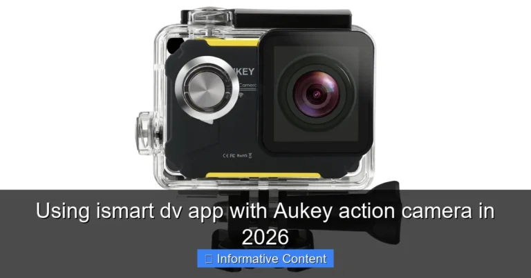 Using ismart dv app with Aukey action camera in 2026
