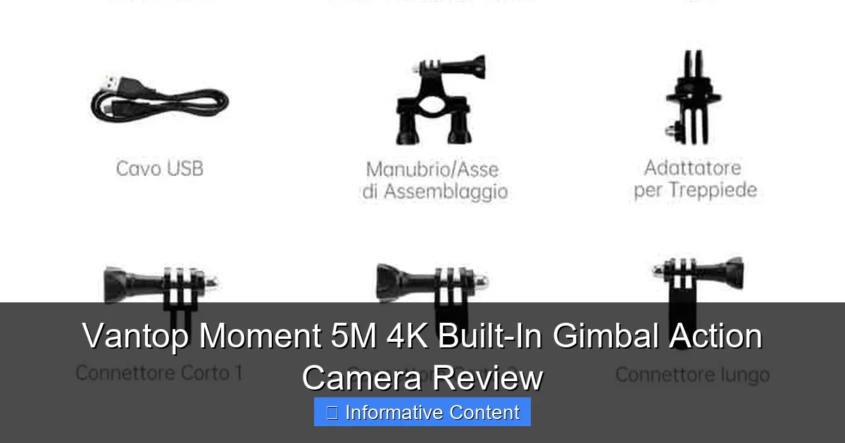 Vantop Moment 5M 4K Built-In Gimbal Action Camera Review