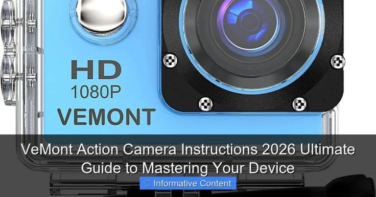 VeMont Action Camera Instructions 2026 Ultimate Guide to Mastering Your Device