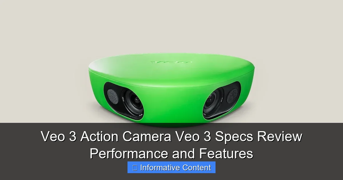 Veo 3 Action Camera Veo 3 Specs Review Performance and Features