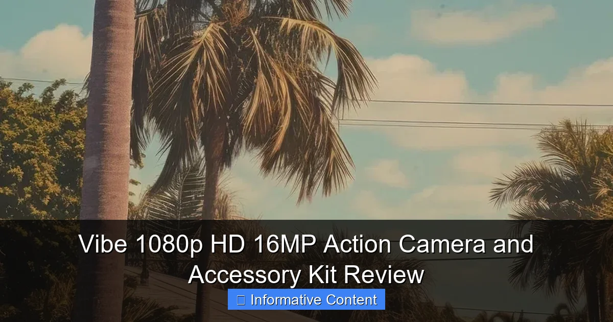 Vibe 1080p HD 16MP Action Camera and Accessory Kit Review