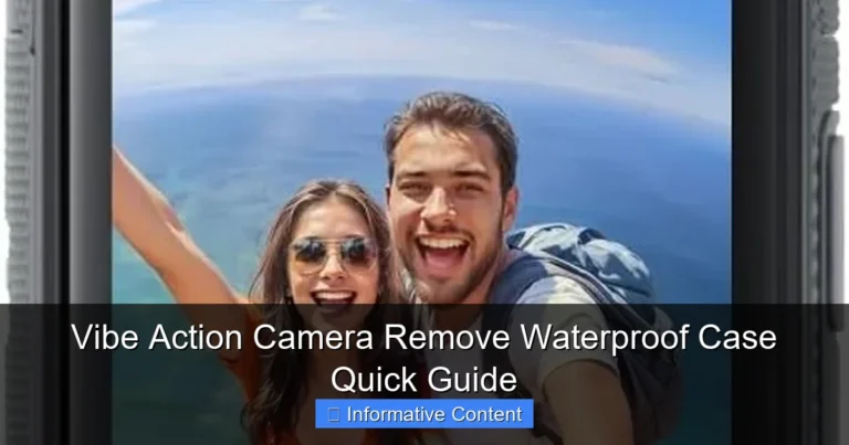 Vibe Action Camera Remove Waterproof Case Quick Guide