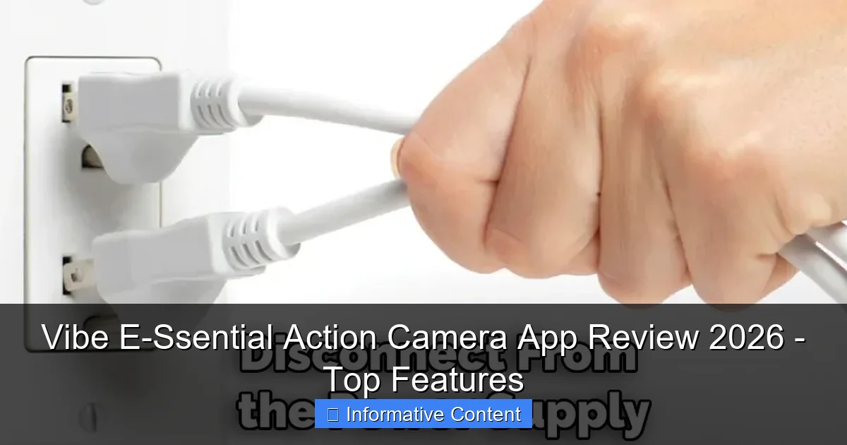 Vibe E-Ssential Action Camera App Review 2026 - Top Features