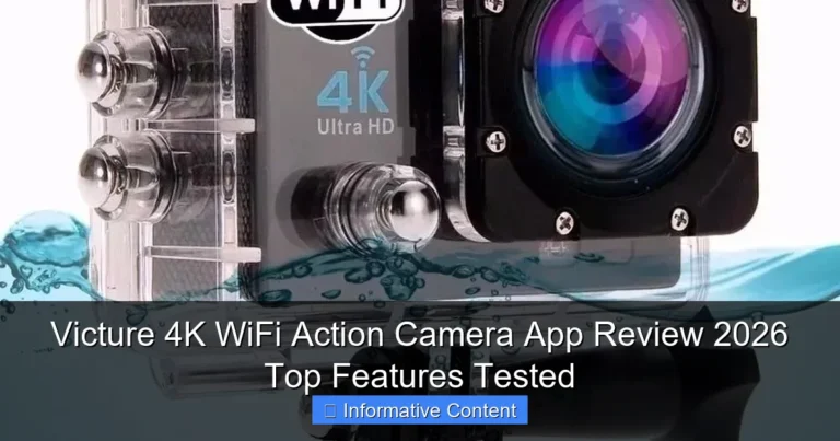 Victure 4K WiFi Action Camera App Review 2026 Top Features Tested