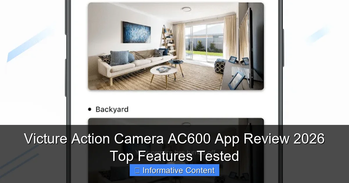 Victure Action Camera AC600 App Review 2026 Top Features Tested