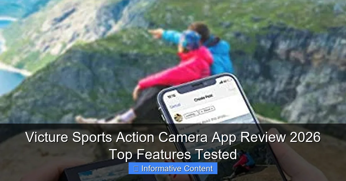 Victure Sports Action Camera App Review 2026 Top Features Tested