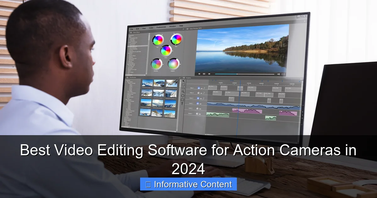 Best Video Editing Software for Action Cameras in 2024