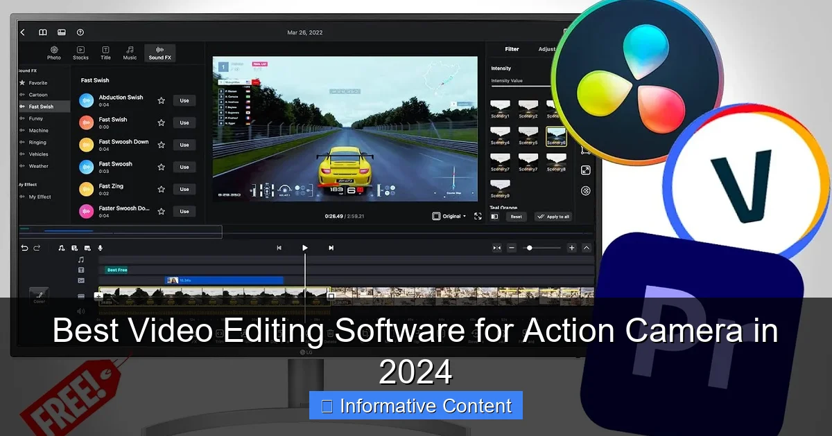 Best Video Editing Software for Action Camera in 2024