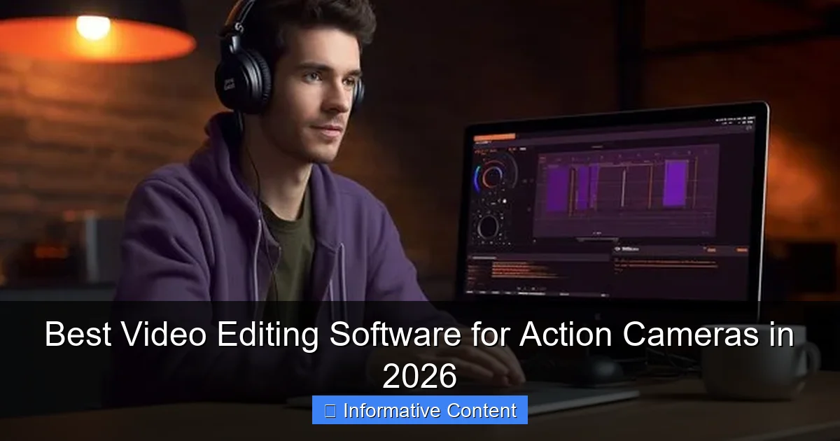 Best Video Editing Software for Action Cameras in 2026