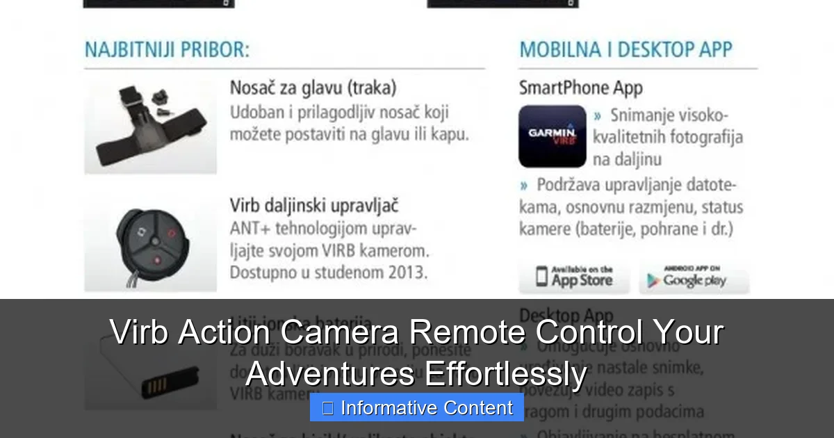 Virb Action Camera Remote Control Your Adventures Effortlessly