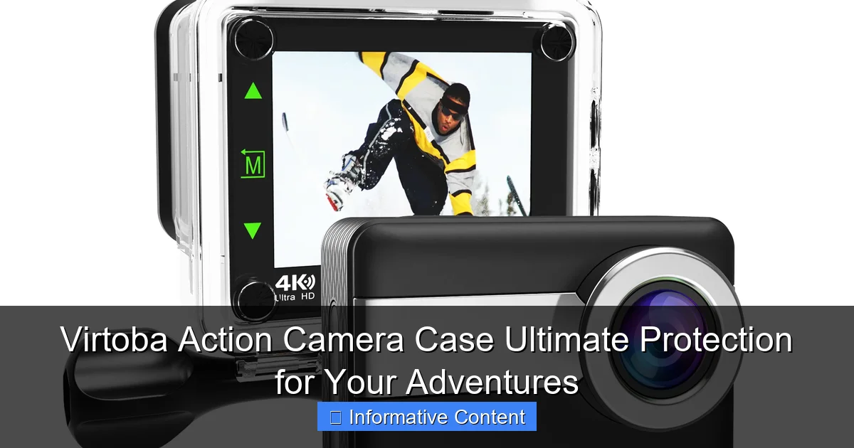 Virtoba Action Camera Case Ultimate Protection for Your Adventures