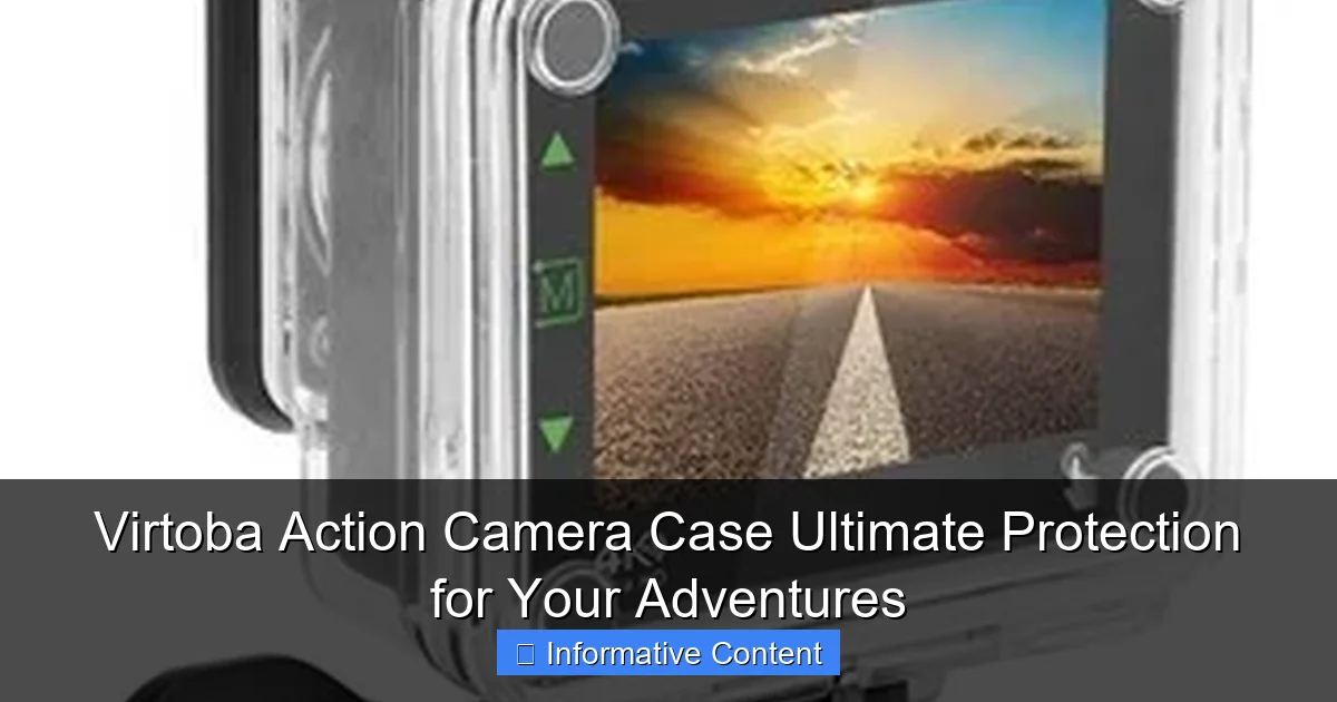 Virtoba Action Camera Case Ultimate Protection for Your Adventures