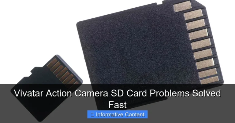 Vivatar Action Camera SD Card Problems Solved Fast