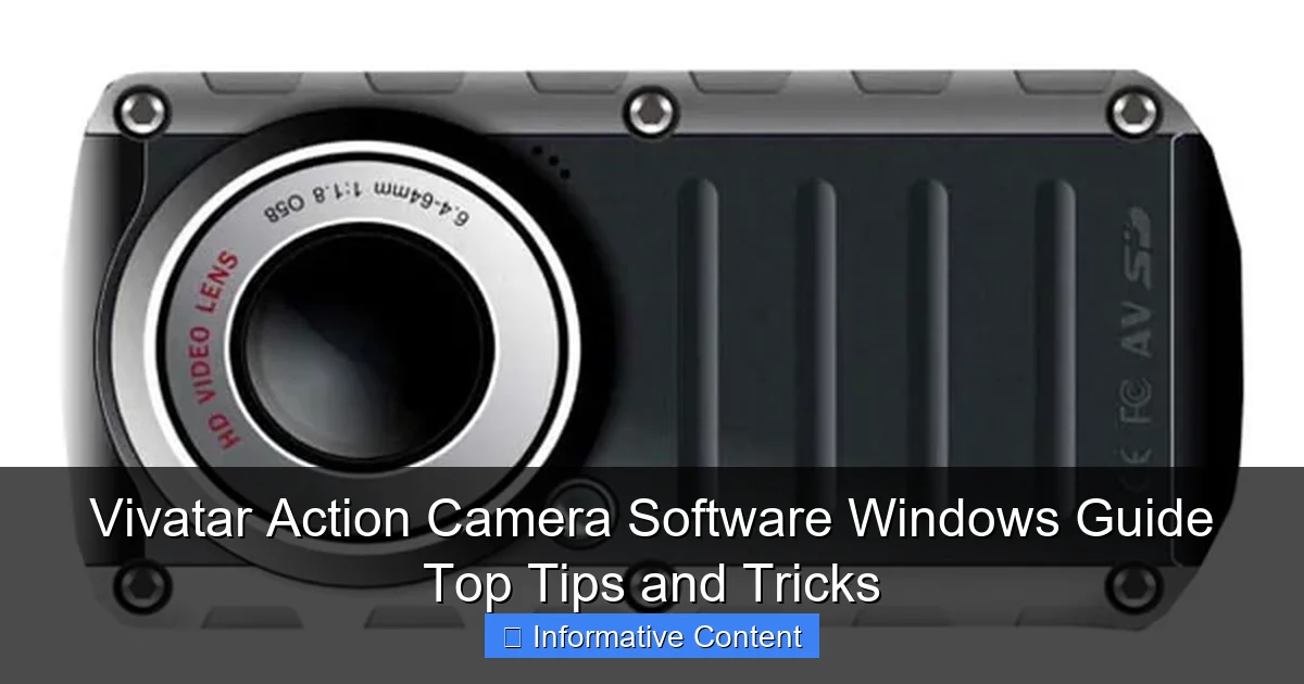 Vivatar Action Camera Software Windows Guide Top Tips and Tricks