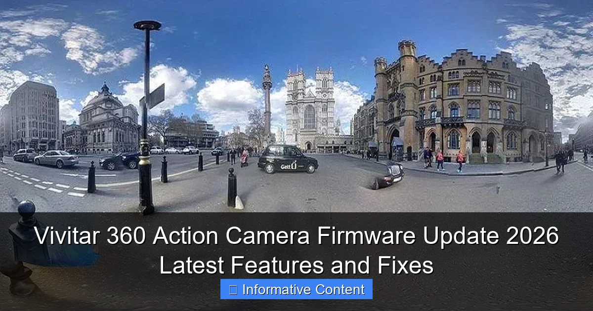 Vivitar 360 Action Camera Firmware Update 2026 Latest Features and Fixes