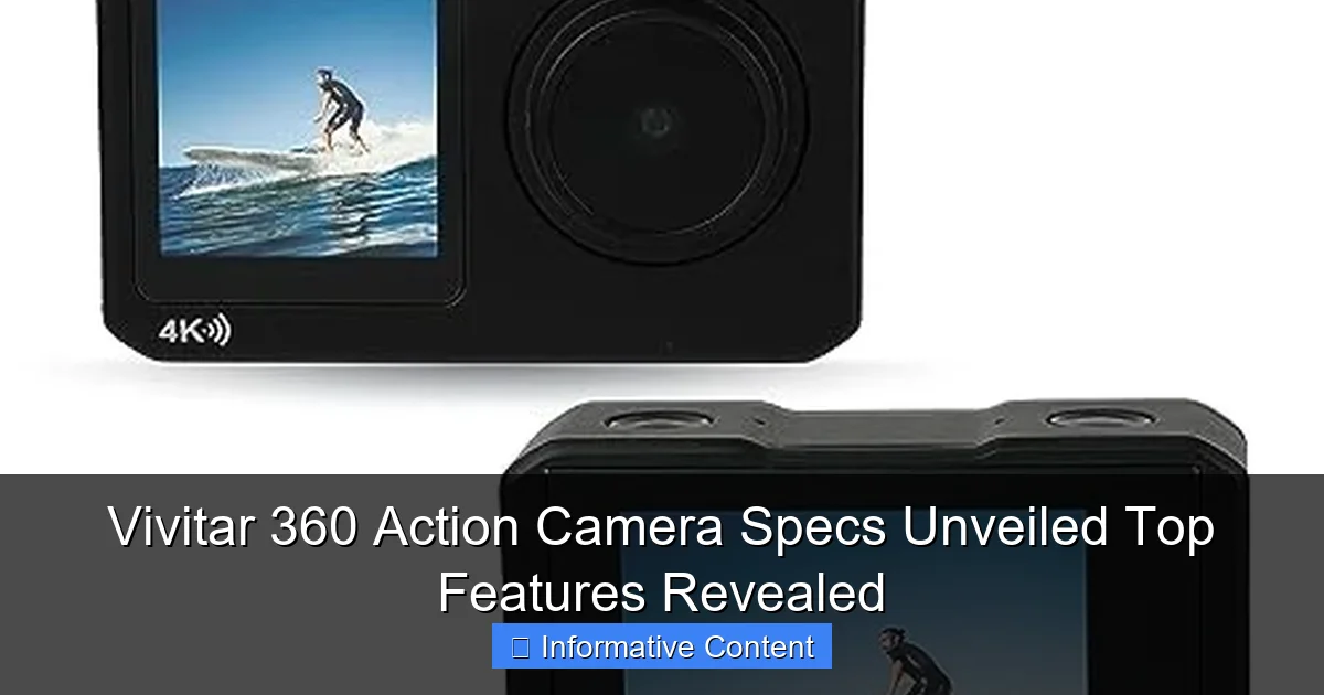 Vivitar 360 Action Camera Specs Unveiled Top Features Revealed