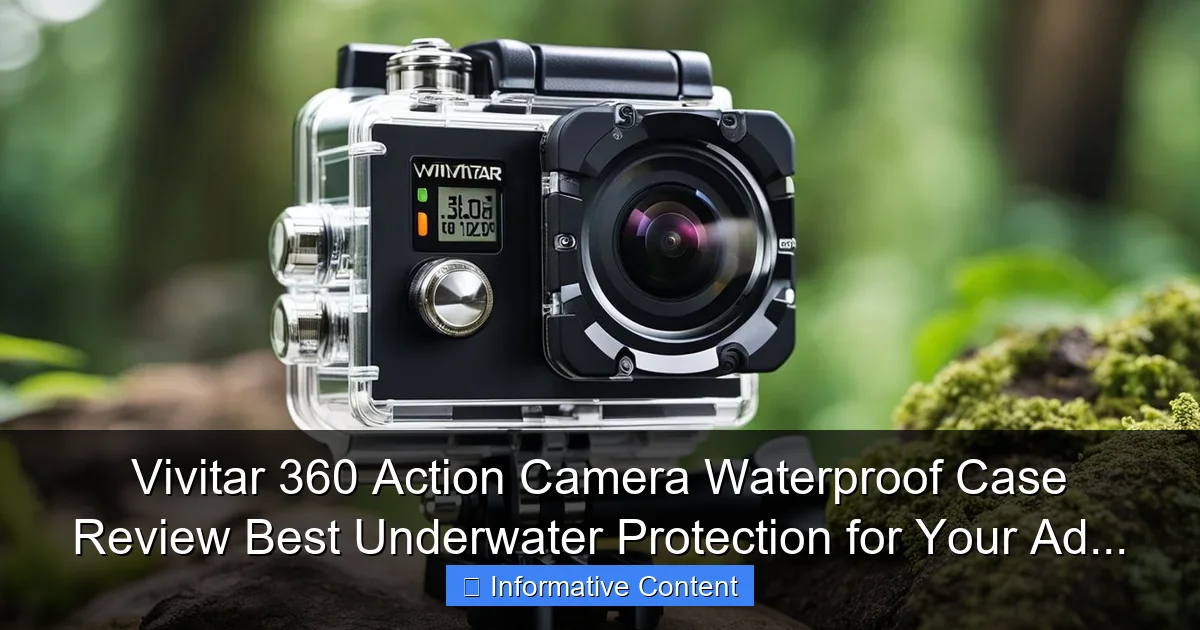 Vivitar 360 Action Camera Waterproof Case Review Best Underwater Protection for Your Ad...