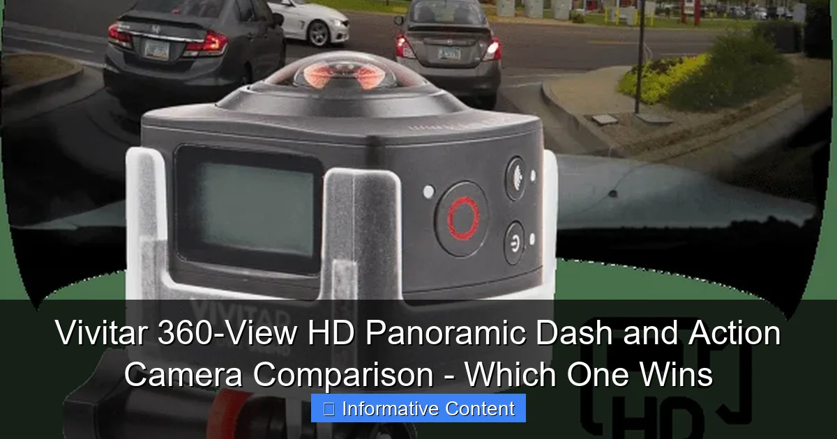 Vivitar 360-View HD Panoramic Dash and Action Camera Comparison - Which One Wins