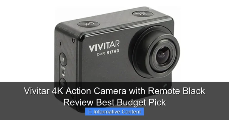 Vivitar 4K Action Camera with Remote Black Review Best Budget Pick
