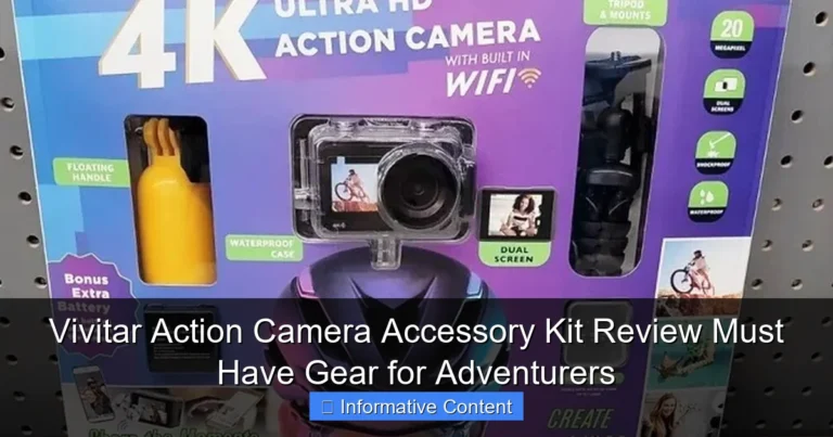Vivitar Action Camera Accessory Kit Review Must Have Gear for Adventurers